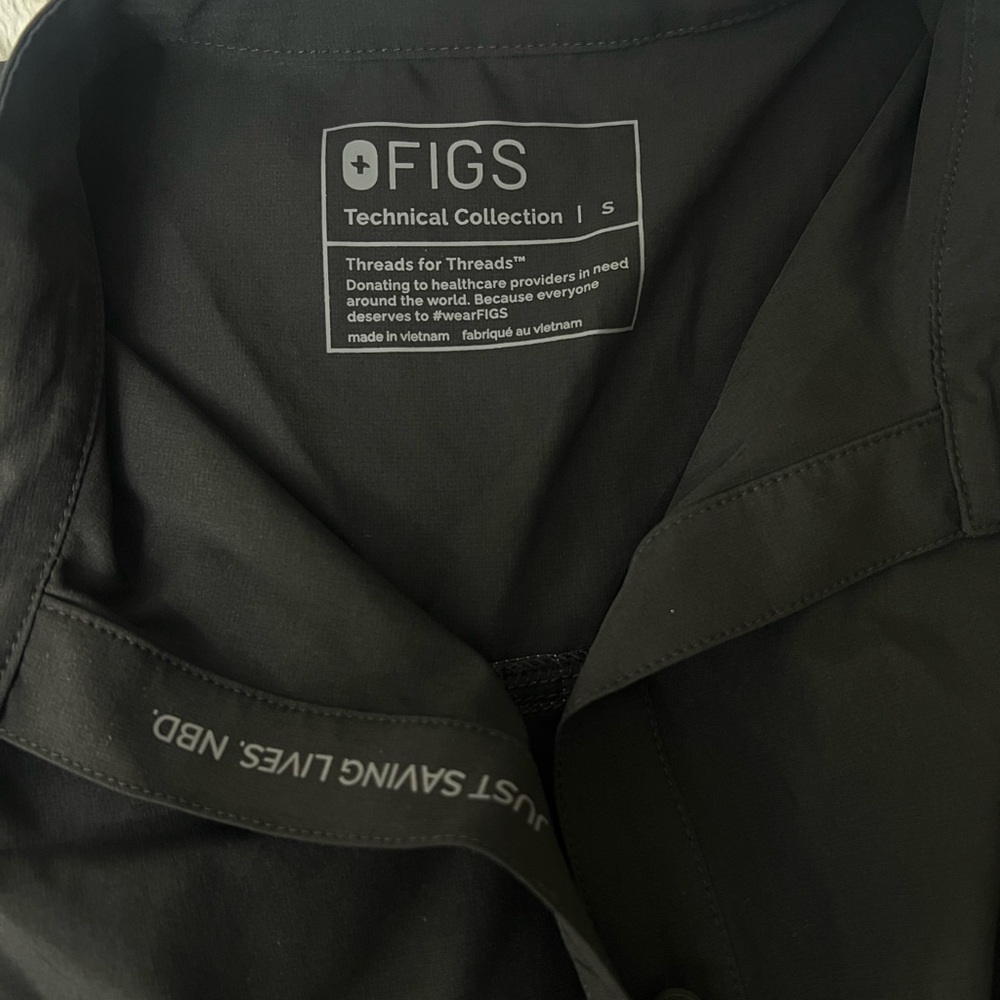 Figs Technical Collection Black Shirt